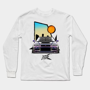 nissan skyline gtr r34 pearl color Long Sleeve T-Shirt